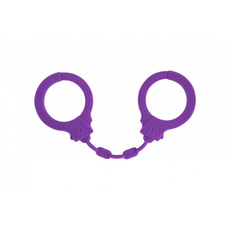 Kajdanki-Silicone Handcuffs Party Hard Suppression Purple